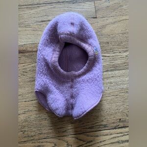 Merino wool baby balaclava hat
